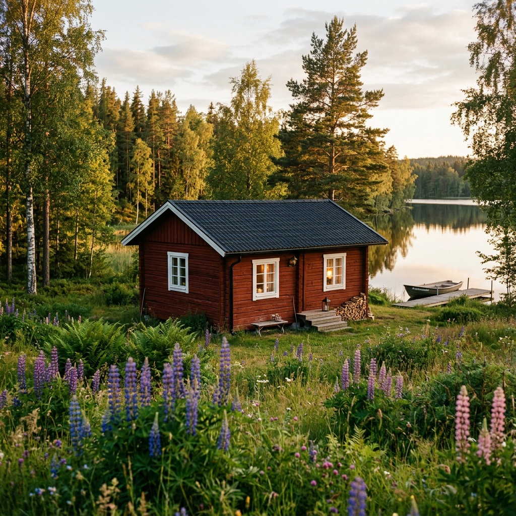 Coastal fisherman's house, Höga Kusten, Kramfors, Ångermanland